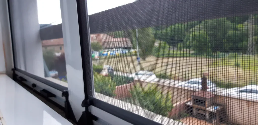 tenim mosquiteres de molt bona qualitat, i això es pot veure d'aprop, com en aquesta fotografia